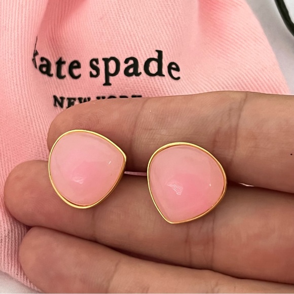Super cute pink Kate Spade earring studs